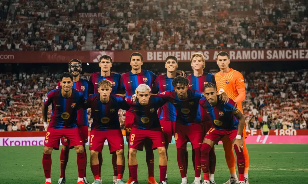 Barcelona vs Sevilla 3 1 Hattrick Raphinha Menangkan Blaugrana