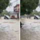 Batam Diterpa Banjir Bandang, Mobil Terseret Arus