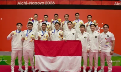 Tim Badminton Indonesia Berhasil Raih Emas Pertama di Asian Games 2026
