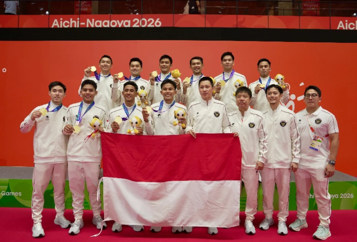 Tim Badminton Indonesia Berhasil Raih Emas Pertama di Asian Games 2026