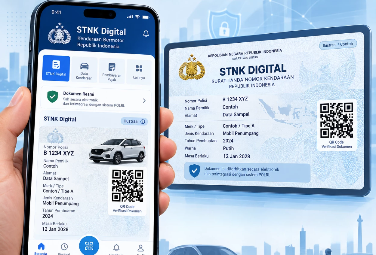Cara Bikin STNK Digital di HP, Cek Syarat dan Penyebab Gagal