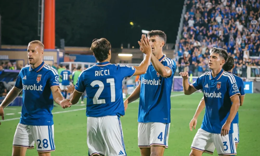 Como vs Leipzig 4 1 Como Debut Manis di Liga Champions