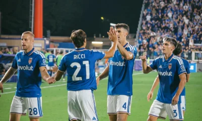 Como vs Leipzig 4 1 Como Debut Manis di Liga Champions