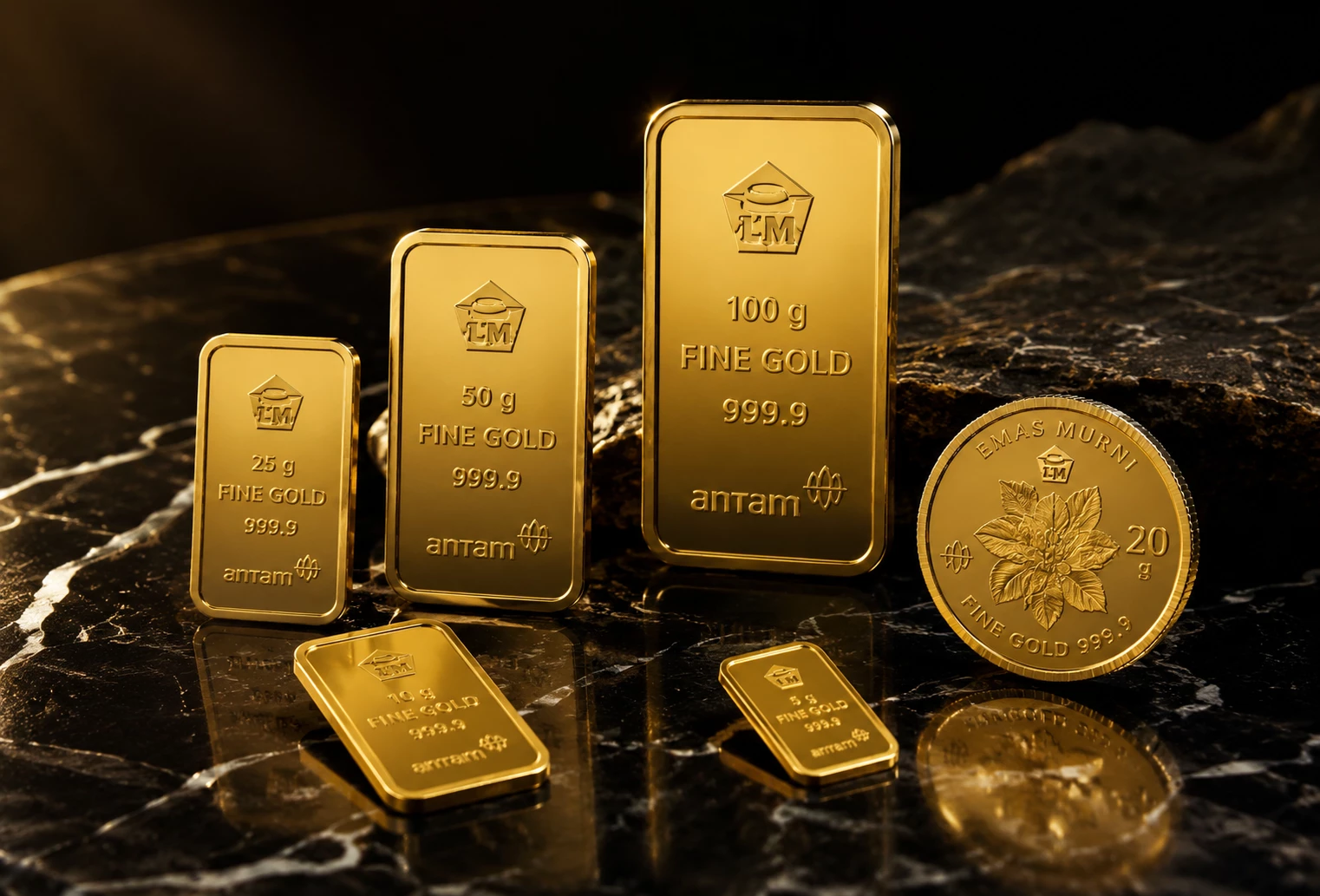 Harga Emas Antam Hari Ini 2 September 2026 Turun Rp40.000 per Gram