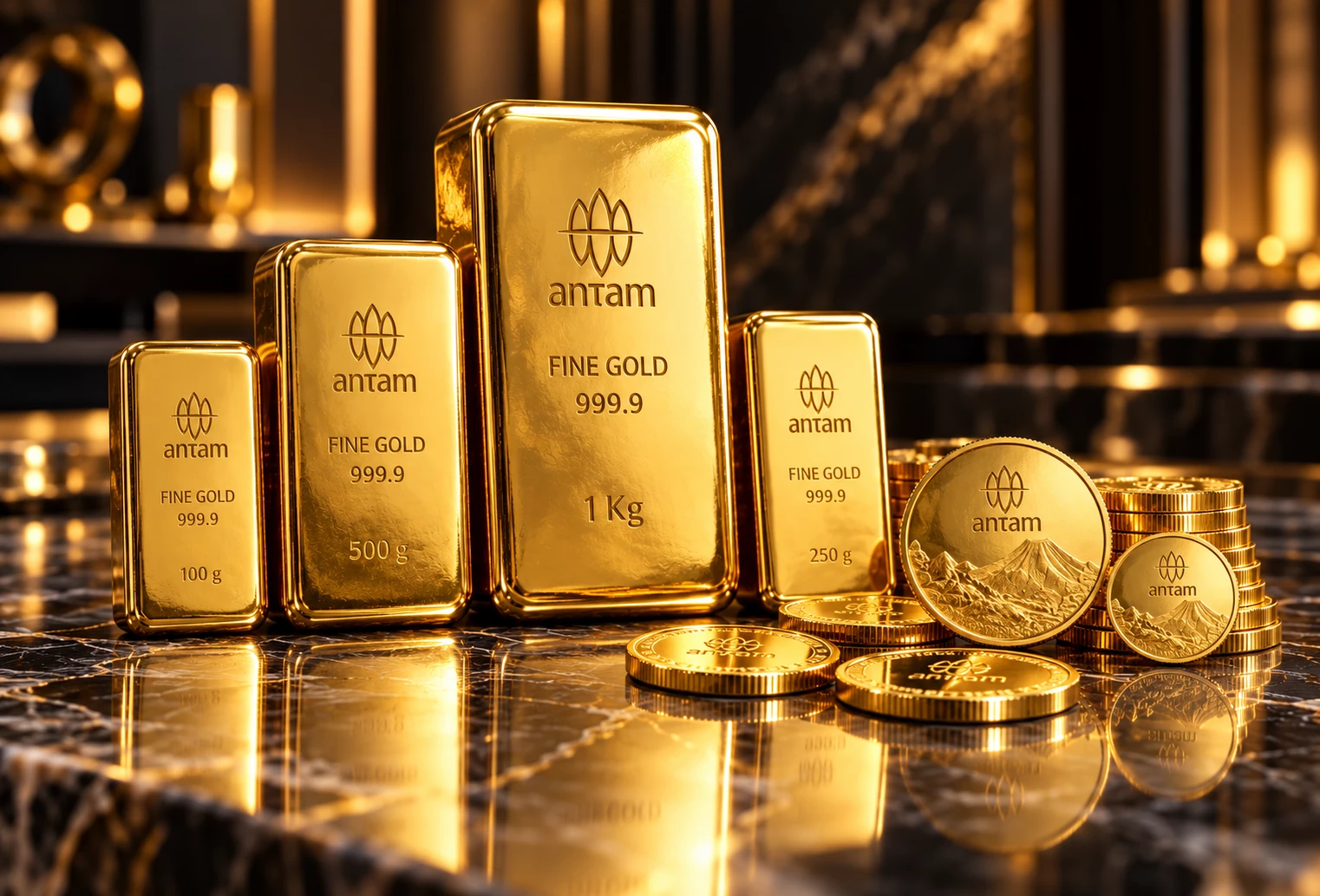 Harga Emas Antam Hari Ini 25 September 2026 Anjlok, Sentuh Level Rp2,59 Juta per Gram