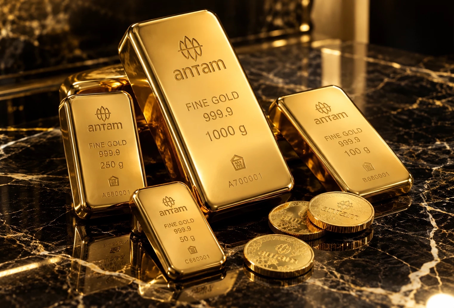 Harga Emas Antam Hari Ini 28 September 2026 Turun Rp16.000 per Gram