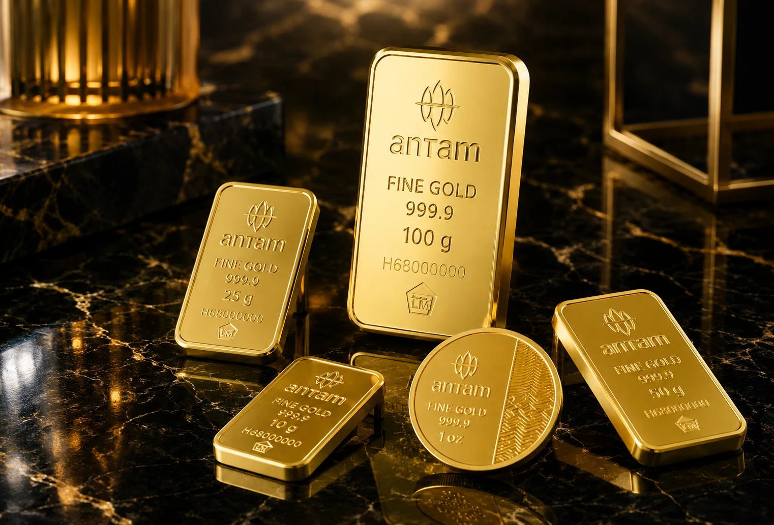 Harga Emas Antam Hari Ini 3 September 2026 Merangkak Naik