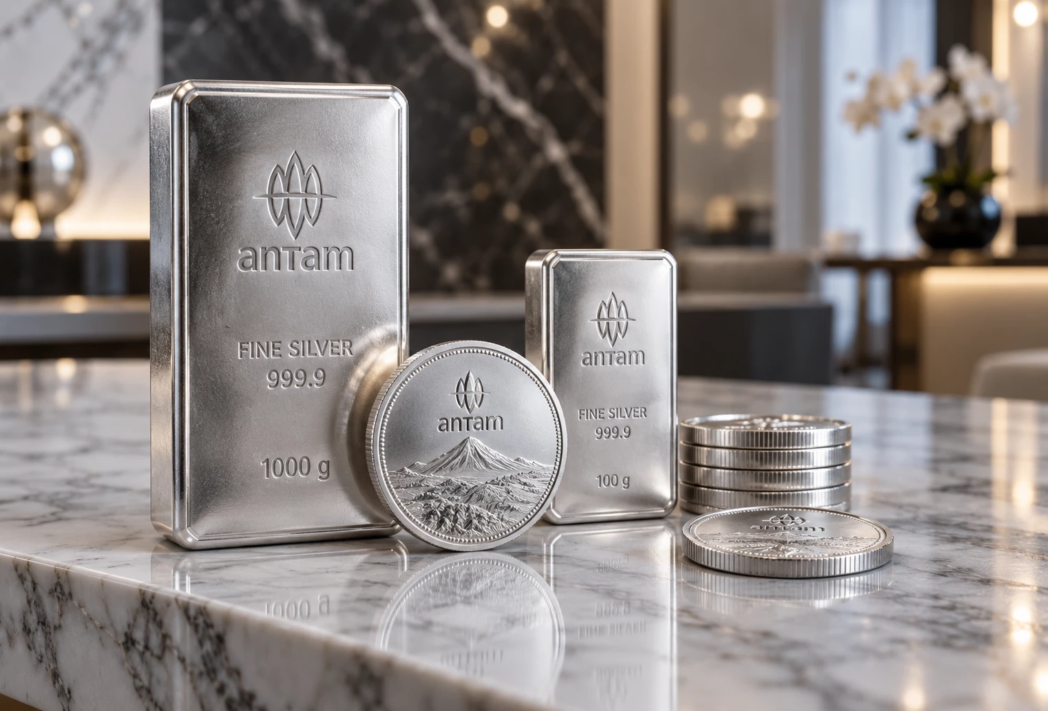 Harga Perak Antam Hari Ini 17 September 2026 Turun Tipis