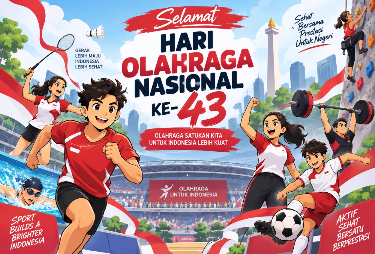 Hari Olahraga Nasional 2026 Tanggal Berapa