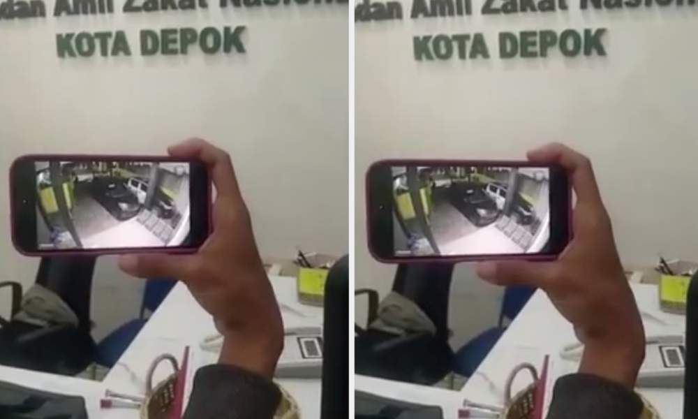Kantor Baznaz Depok Dibobol Maling Sempat Ganti Baju 3 Kali
