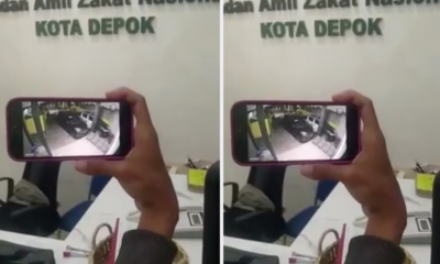 Kantor Baznaz Depok Dibobol Maling Sempat Ganti Baju 3 Kali