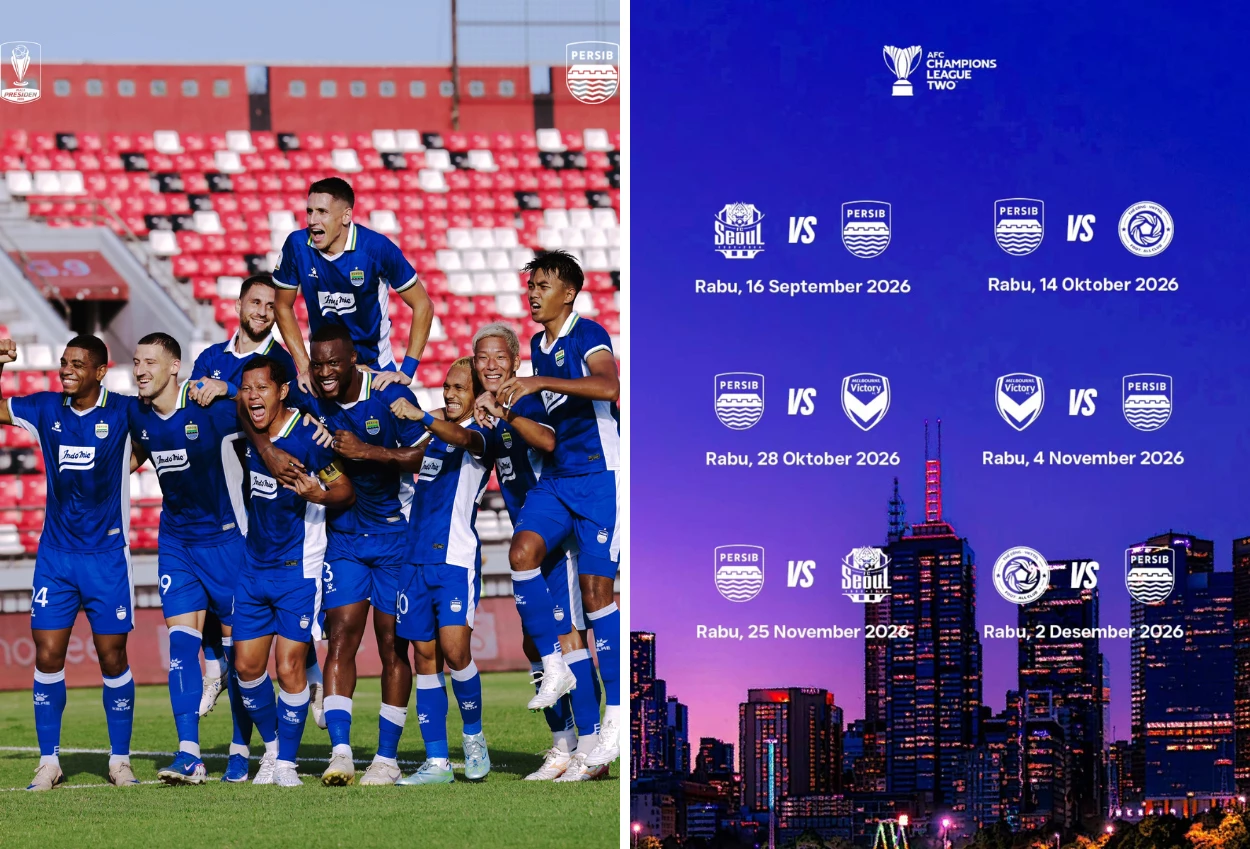 Kapan Jadwal Persib di ACL 2 Simak Jadwal dan Lawan Maung Bandung di Sini