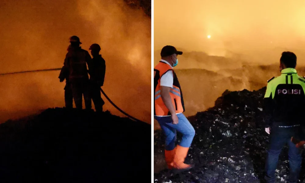 Kebakaran Lahan di Seberang TPA Galuga Bogor, Akses ke Titik Api jadi Kendala Pemadaman