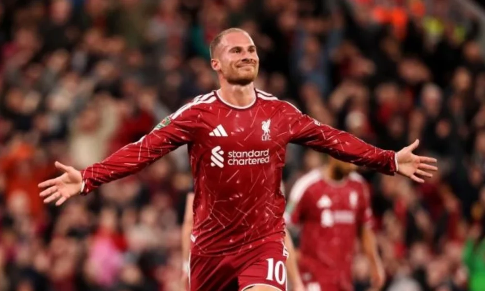Liverpool vs Tottenham 3 1 Szoboszlai Cetak Gol Spektakuler, The Reds ke 16 Besar