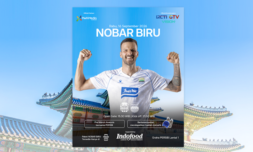 Lokasi Nobar Persib vs FC Seoul Sore Ini ACL Two 2026:2027