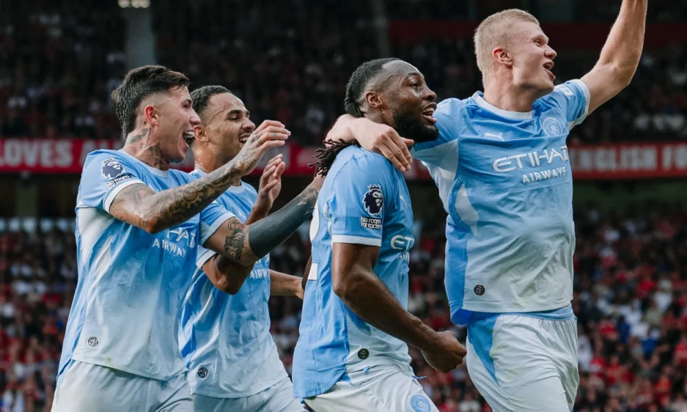 MU vs Man City 0 1 Bermain 10 Pemain, The Citizens Bungkam Setan Merah di Old Trafford