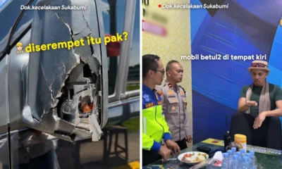 Mobil Gen Halilintar Diserempet Angkot, Pelaku Kabur