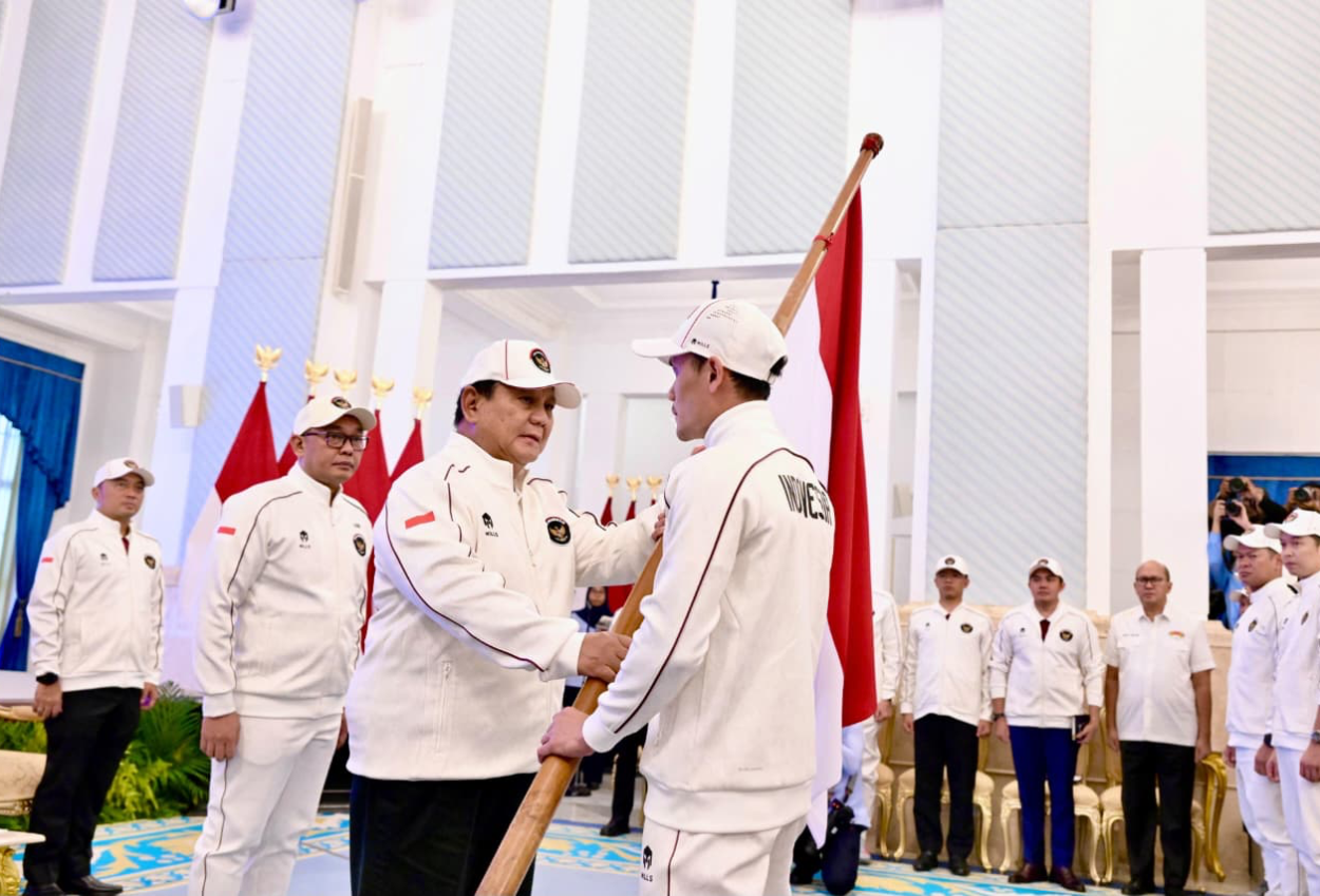 Momen Prabowo Lepas 432 Atlet Asian Games XX 2026 Tunjukkan Anak Indonesia Itu Tangguh