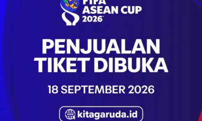 PSSI Rilis Harga Tiket FIFA ASEAN Cup 2026, Mulai Rp100 Ribu