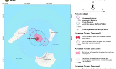 PVMBG Buka Suara soal Daratan Baru di Dekat Anak Krakatau