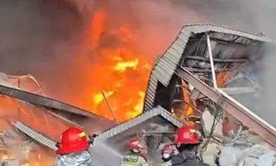 Pabrik Plastik di Balaraja Terbakar Hebat, Kerugian Ditaksir hingga Rp10 M