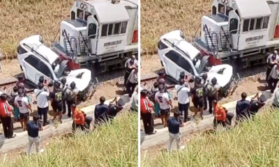 Pengemudi Pajero Tewas Terseret Kereta usai Terobos Perlintasan di Jember