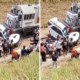 Pengemudi Pajero Tewas Terseret Kereta usai Terobos Perlintasan di Jember