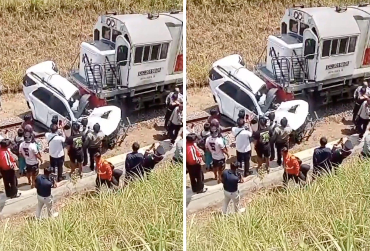 Pengemudi Pajero Tewas Terseret Kereta usai Terobos Perlintasan di Jember