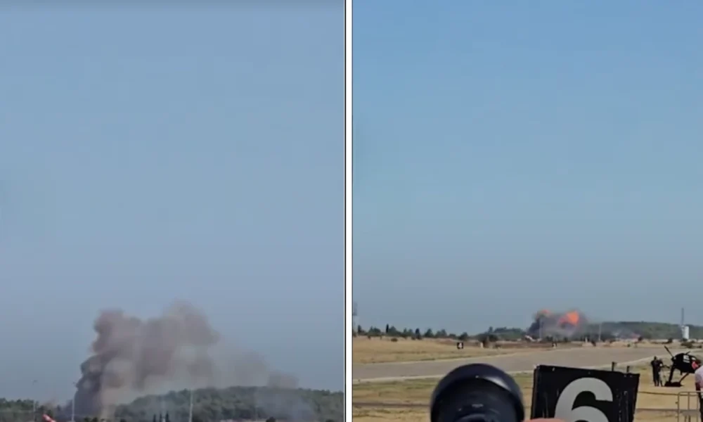 Pesawat Jet F 4 Phantom Jatuh saat Pertunjukan di Yunani, Dua Pilot Tewas