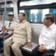 Prabowo Jajal LRT Rute Kelapa Gading Manggarai