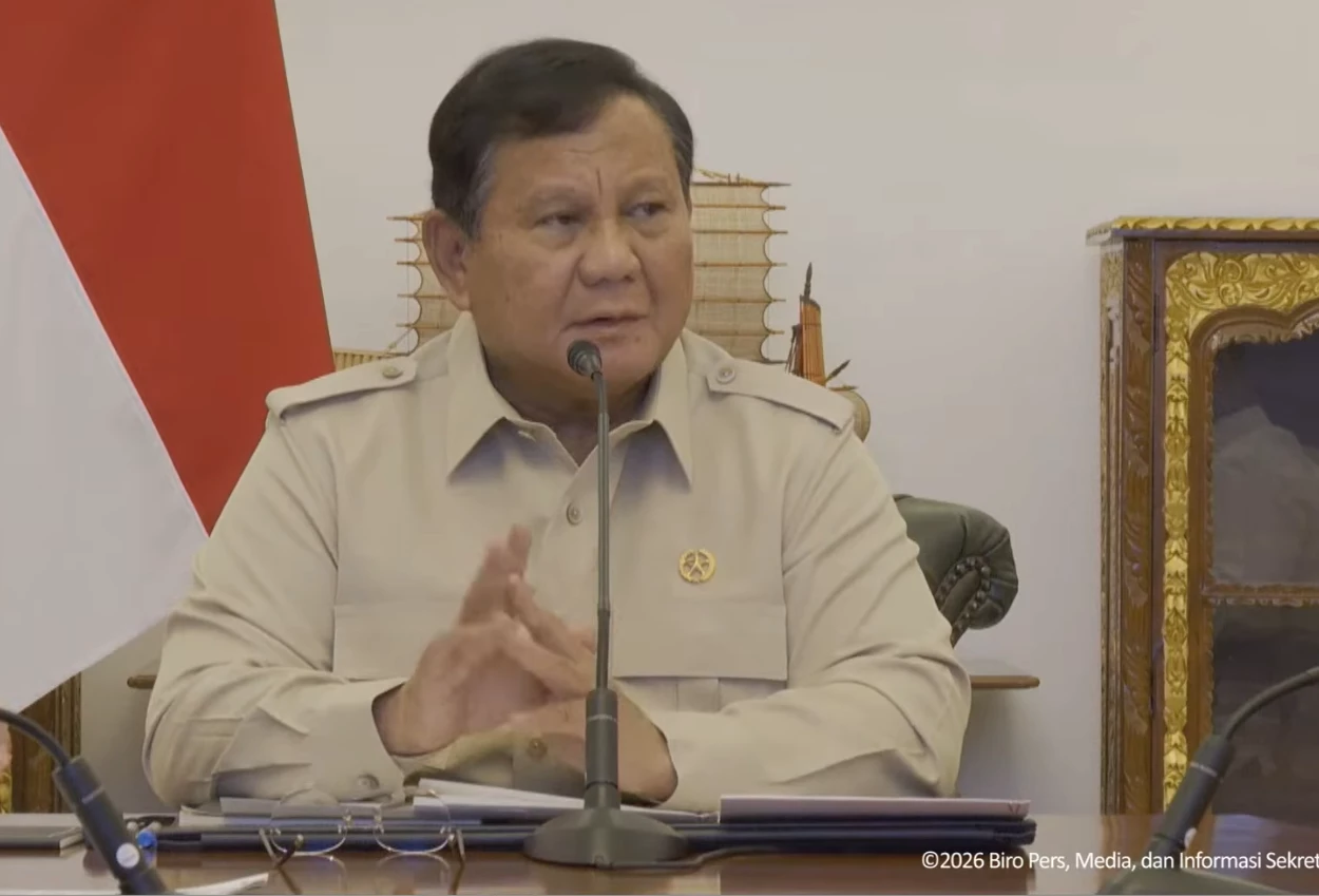 Prabowo Sebut Kapal Induk dari Italia bakal Dikerahkan untuk Bantu Tangani Bencana Karhutla