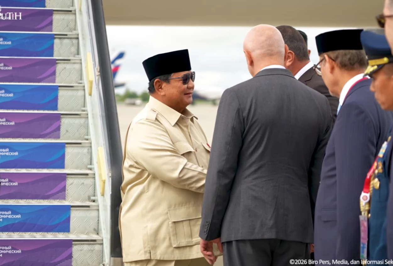 Prabowo Tiba di Rusia, Siap jadi Tamu Kehormatan di Eastern Economic Forum ke