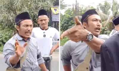 Pria yang Viral Bawa Sajam Geruduk Jemaat Gereja di Tangerang Berakhir Minta Maaf