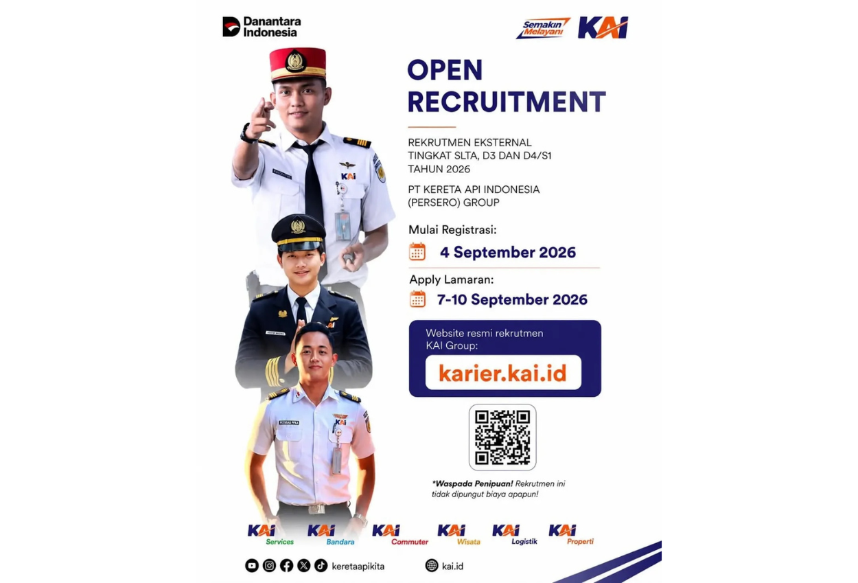 Rekrutmen KAI Dibuka Sampai Kapan Simak Jadwalnya di Sini