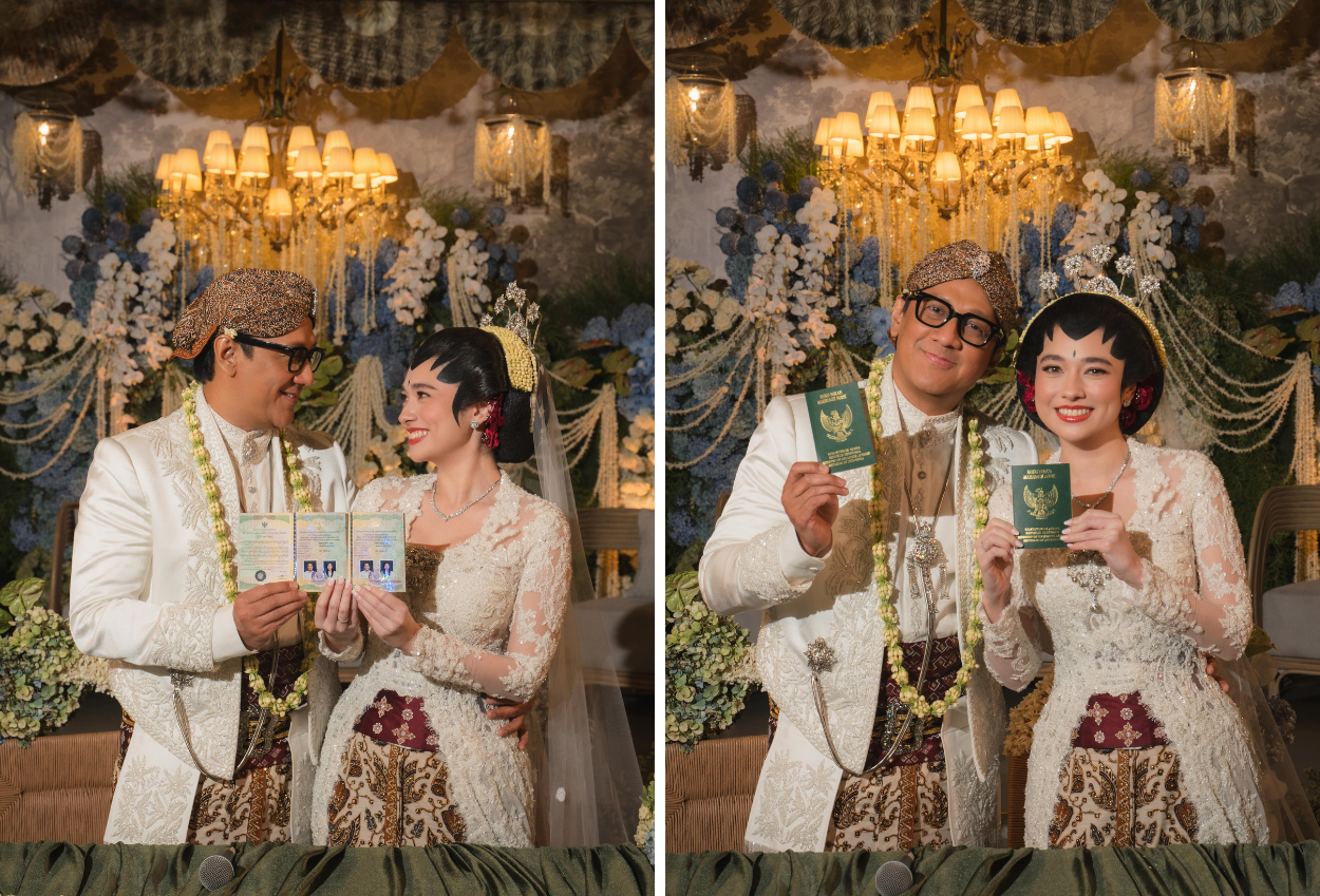 Resmi Menikah dengan Amanda Rigby, Andre Taulany Kami Telah Mengikat Janji Suci atas Restu Keluarga dan Anak Anak
