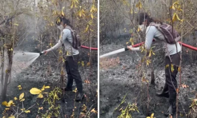 Sherina Munaf Terjun Langsung Ikut Padamkan Karhutla di Kalimantan