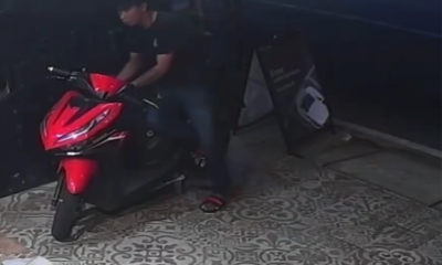 Terekam CCTV, Dua Pelaku Curanmor Gasak Motor Karyawan Kafe saat Bersiap Tutup