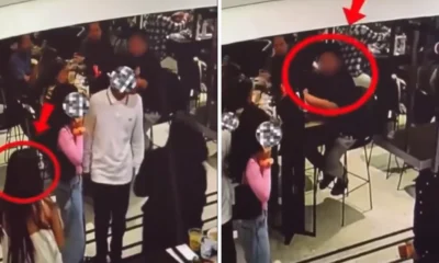 Terekam CCTV, Pria Tiba Tiba Tendang Perempuan yang sedang Antre Makanan di Mal Jakpus