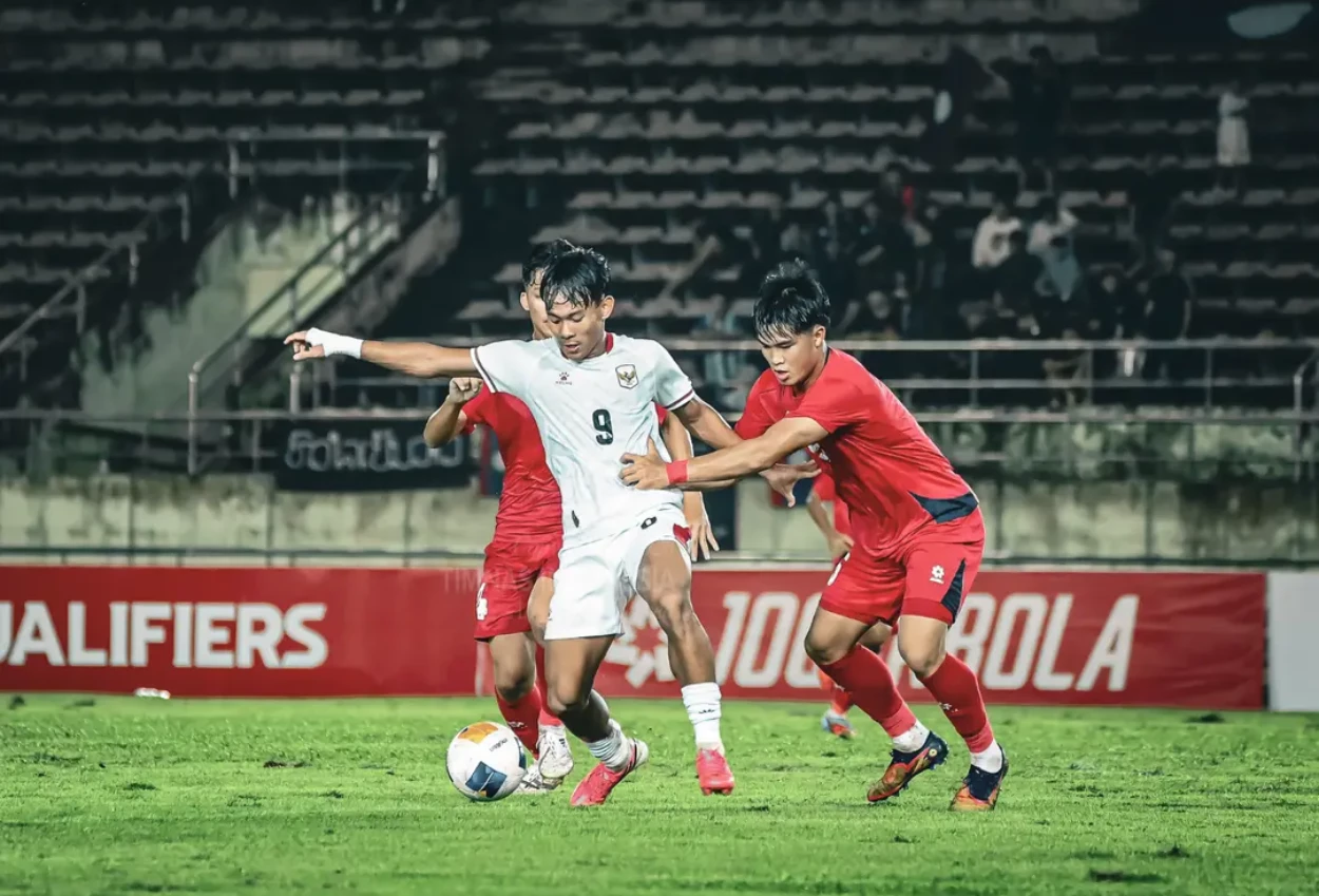 Timnas Indonesia U20 vs Laos 3 0 Garuda Muda Duduki Puncak Klasemem Sementara
