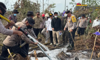 Tinjau Karhutla, Gibran Saya Mohon Maaf untuk Warga Kalimantan