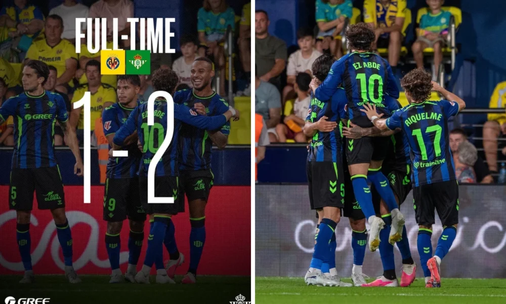 Villarreal vs Real Betis 1 2 Betis Balikkan Keadaan dalam 4 Menit