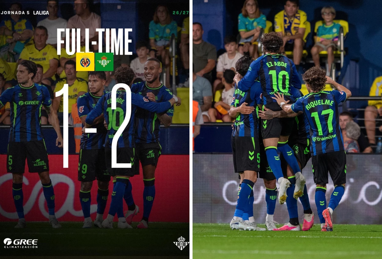 Villarreal vs Real Betis 1 2 Betis Balikkan Keadaan dalam 4 Menit