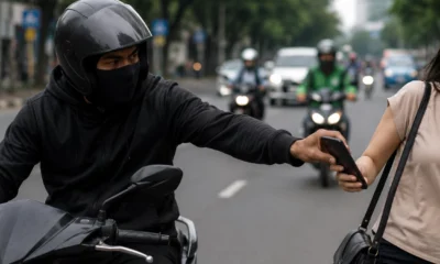 Viral! HP Kreator TikTok Dijambret saat Bersepeda di Menteng