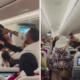 Viral! Penumpang Baku Hantam di Pesawat hingga Kausnya Robek