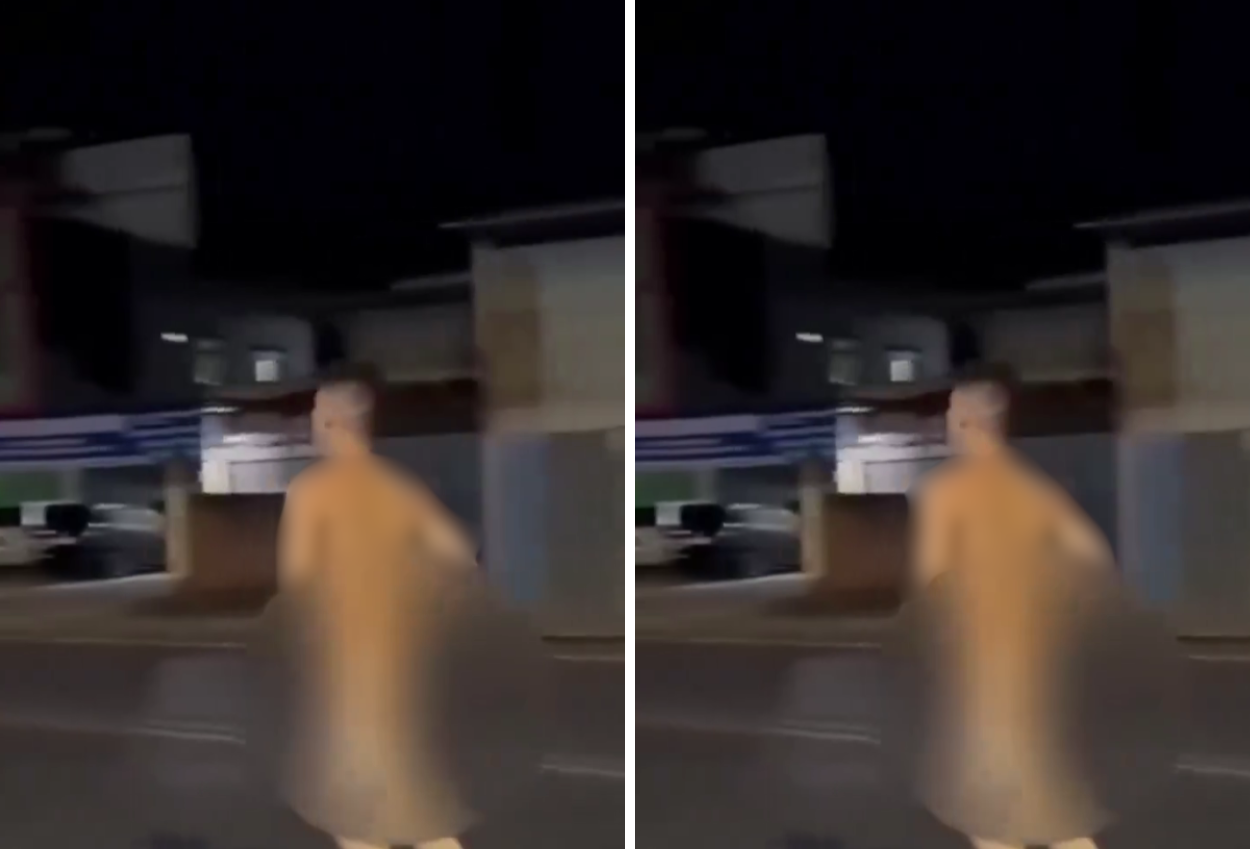 Viral! Pria Lari Tanpa Busana di Lubuklinggau, Diduga Stress Berat