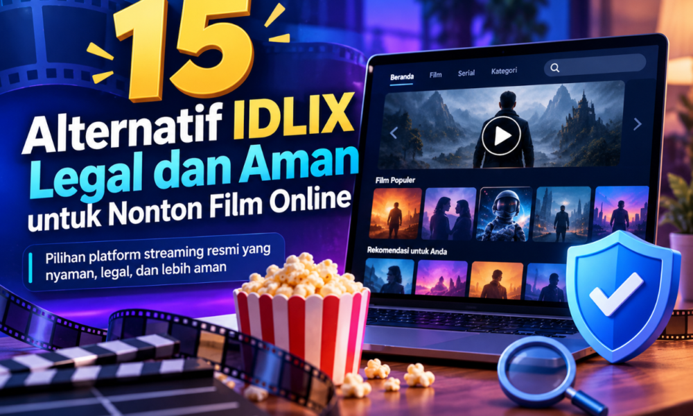 15 Alternatif IDLIX Legal dan Aman untuk Nonton Film Online