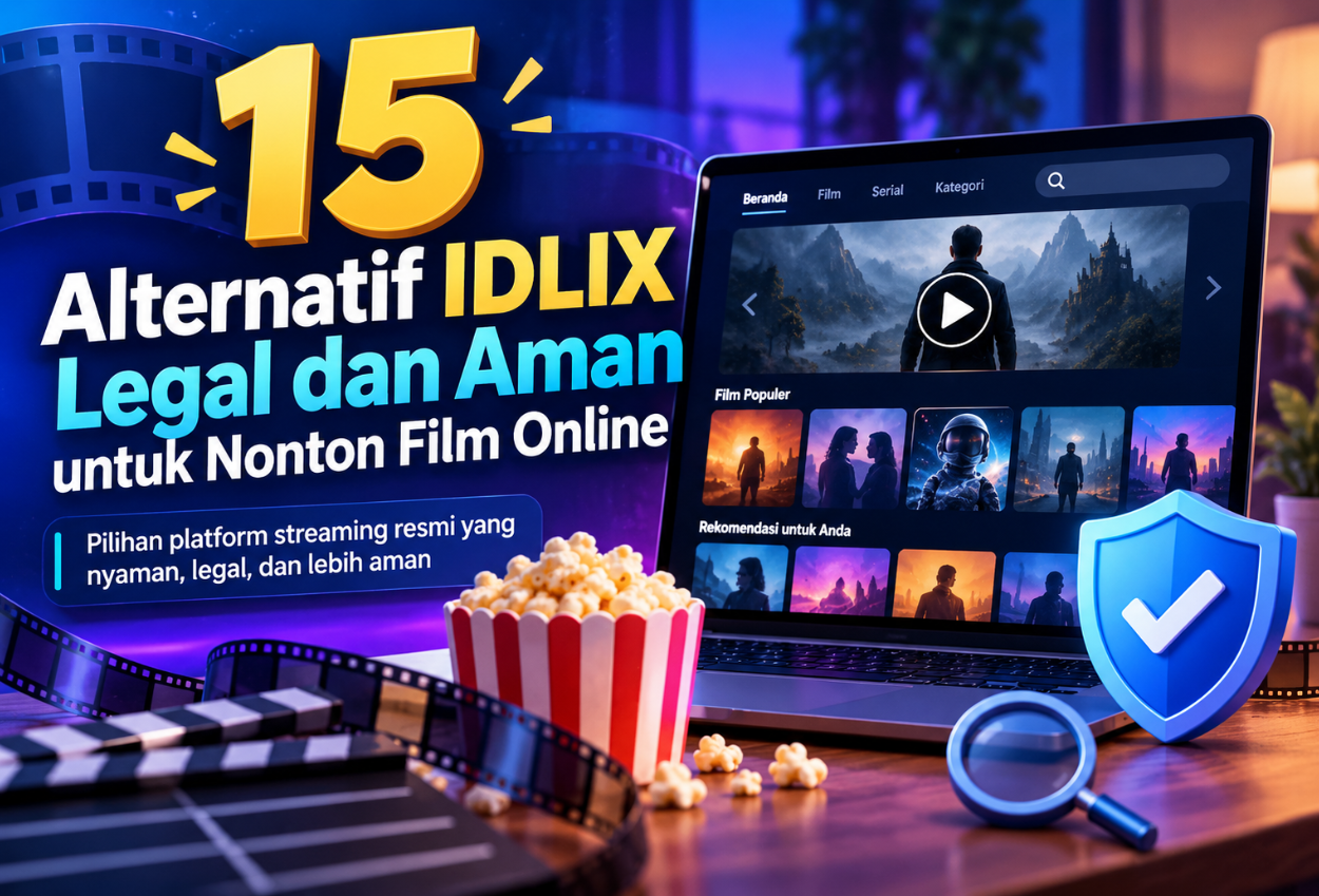 15 Alternatif IDLIX Legal dan Aman untuk Nonton Film Online