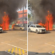 4 Mobil Terbakar di Area Parkir TIS Square Tebet