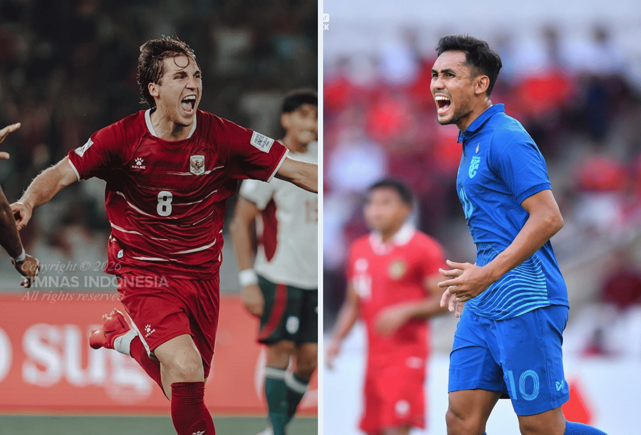 Rekor Pertemuan Indonesia vs Thailand jelang Final FIFA ASEAN Cup 2026