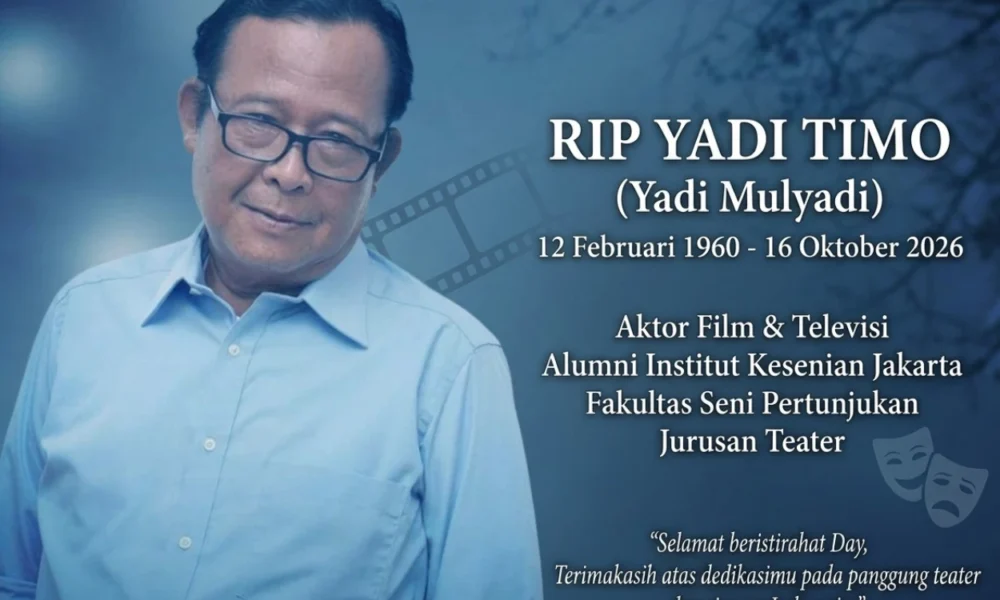 Aktor Senior Yadi Timo Meninggal Dunia di Usia 66 Tahun